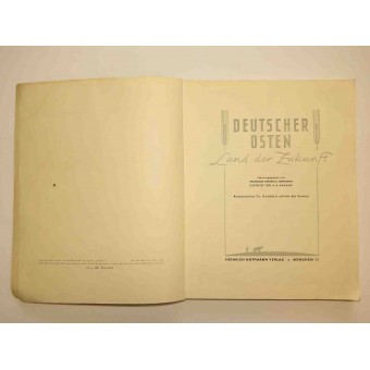 3. Reich Fotobuch über die Zukunft der Ostdeutschen. Espenlaub militaria